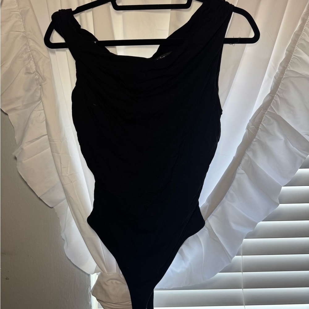 Lulu's Black Bodysuit
